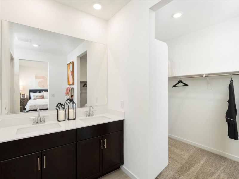 Bathroom in the Jubilee Floorplan at Bella Vista Trails