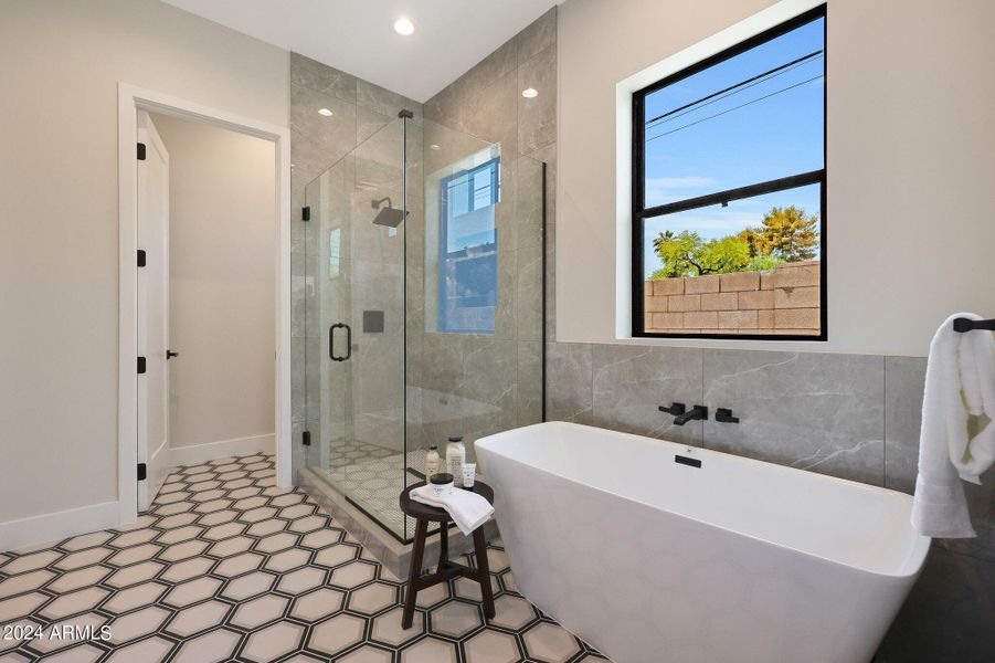 Master bathroom