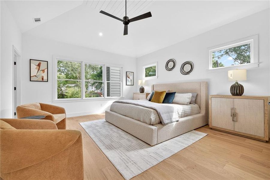 Furnished interior view inside a new home in , Atlanta (Image 17).