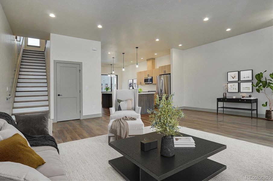 Furnished interior view inside a new home in , Salida (Image 13).