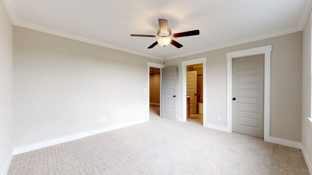 Representative unfurnished interior of a home built from the Carson by Bill Clark Homes in Cheshire Landing, Grimesland (Image 48). Representative unfurnished interior of a home built from the Carson by Bill Clark Homes in Cheshire Landing, Grimesland (Image 48).