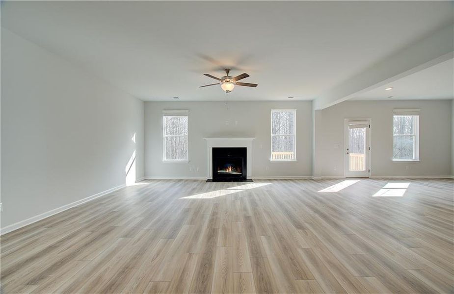 Spacious, unfurnished interior of a new home in Trinity Park, McDonough (Image 32). Spacious, unfurnished interior of a new home in Trinity Park, McDonough (Image 32).