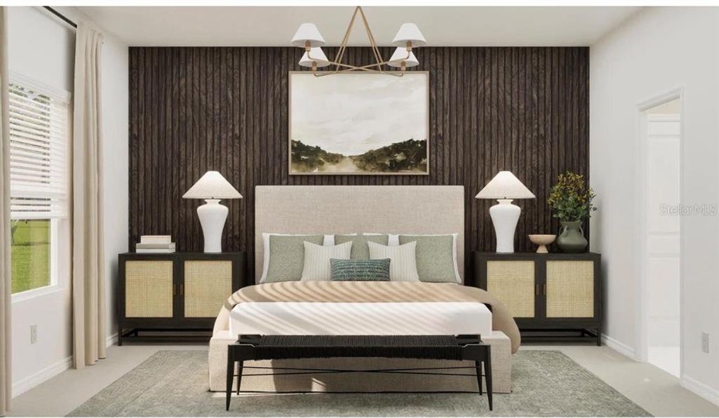 Furnished interior view inside a new home in Island Lakes at Coco Bay, Englewood (Image 3).