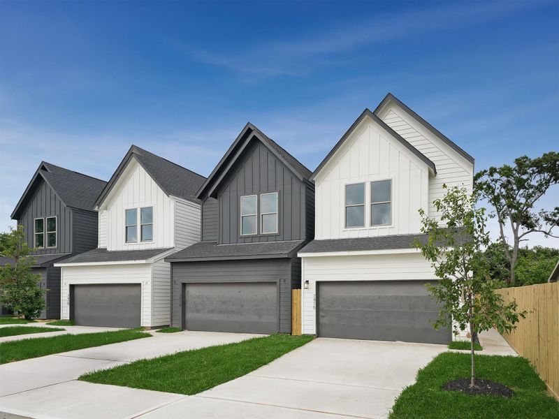 Front exterior of a new home in , Houston, TX, highlighting curb appeal (Image 2).