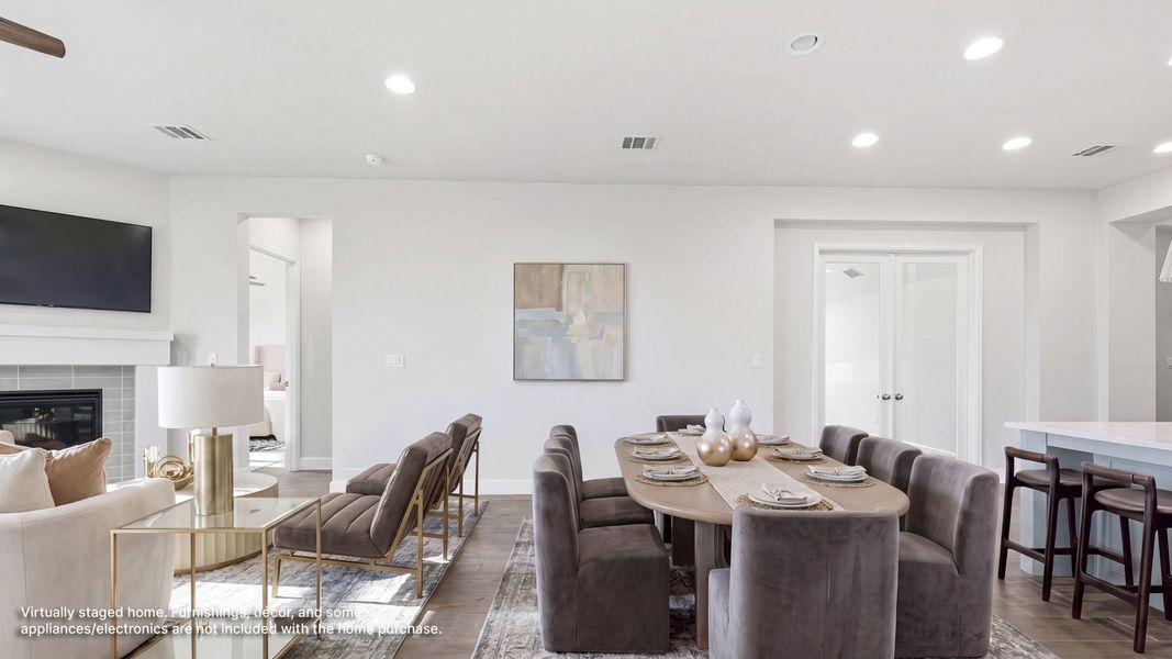 Furnished interior view inside a new home in Ramble, Celina (Image 8).