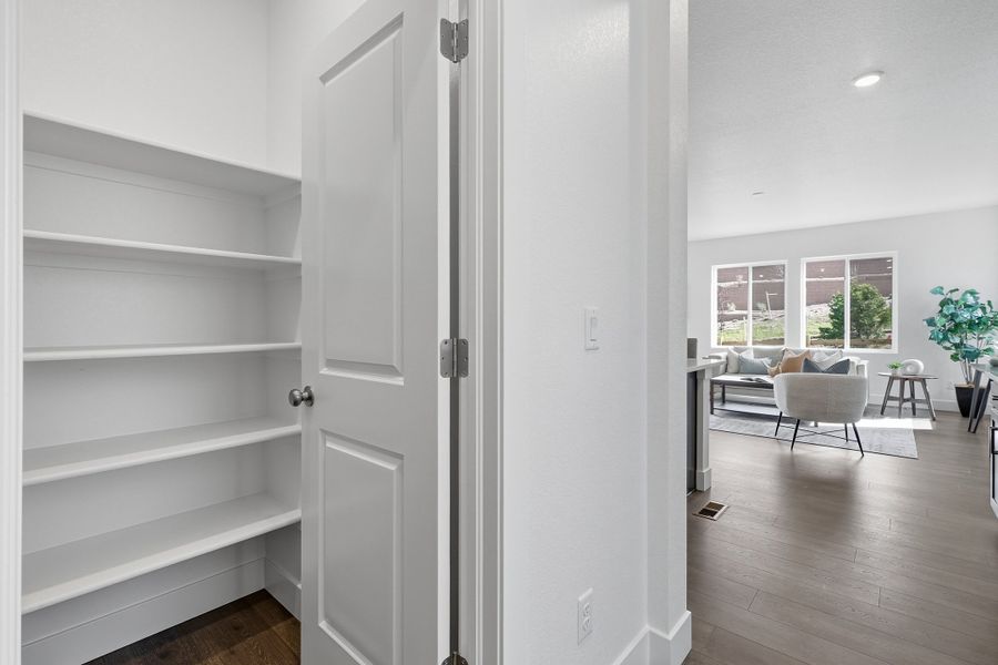 Furnished interior view inside a new home in Trailstone, Arvada (Image 15).