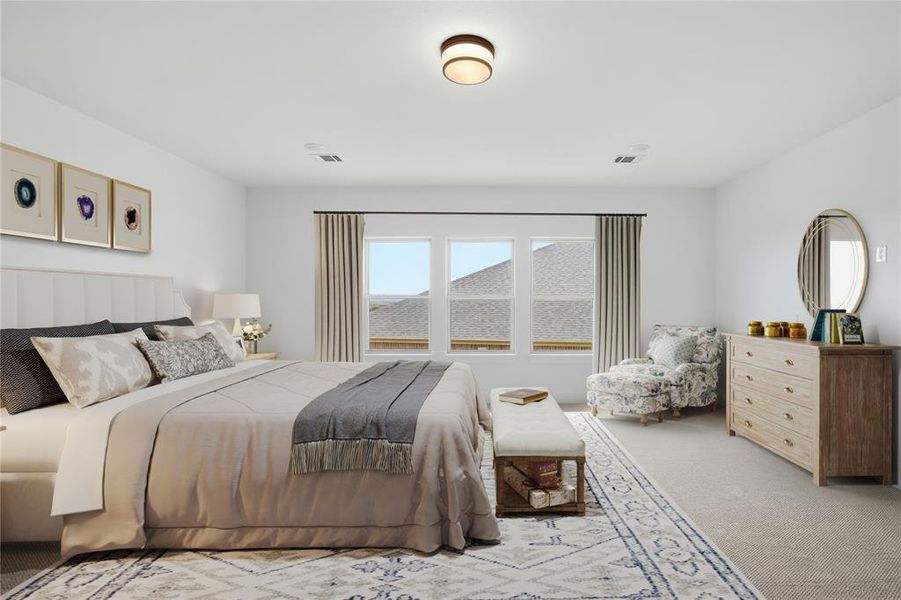 Furnished interior view inside a new home in Talon Hills, Fort Worth (Image 27). Furnished interior view inside a new home in Talon Hills, Fort Worth (Image 27).