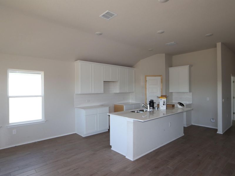 Furnished interior view inside a new home in Marble Creek Crossing, Austin (Image 6). Furnished interior view inside a new home in Marble Creek Crossing, Austin (Image 6).
