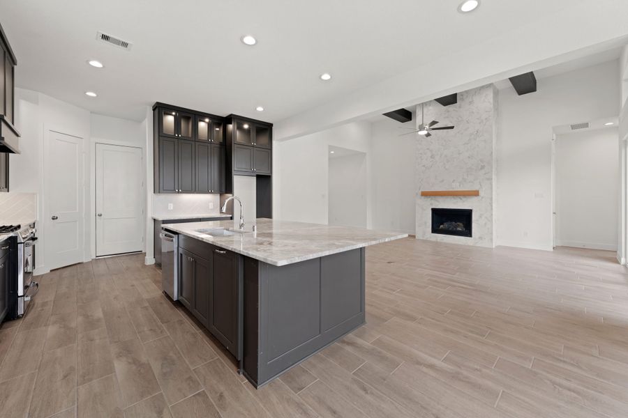 Furnished interior view inside a new home in Elyson, Katy (Image 8). Furnished interior view inside a new home in Elyson, Katy (Image 8).