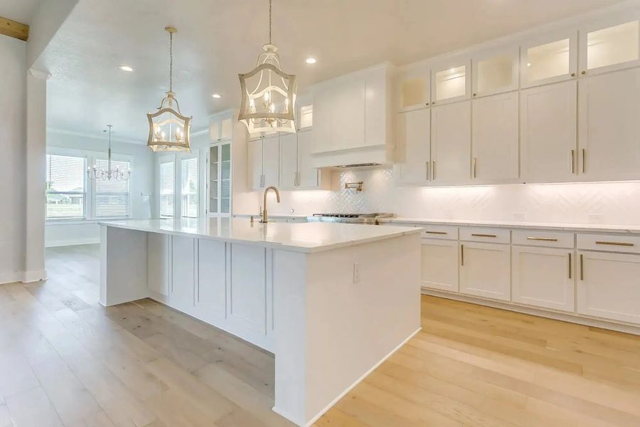 Representative furnished interior of a home built from the The Peyton by Elmwood Custom Homes in Wooded Creek, Waxahachie (Image 12). Representative furnished interior of a home built from the The Peyton by Elmwood Custom Homes in Wooded Creek, Waxahachie (Image 12).