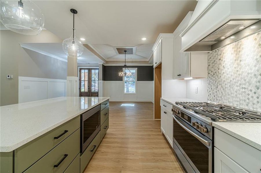 Furnished interior view inside a new home in , Monroe (Image 5).