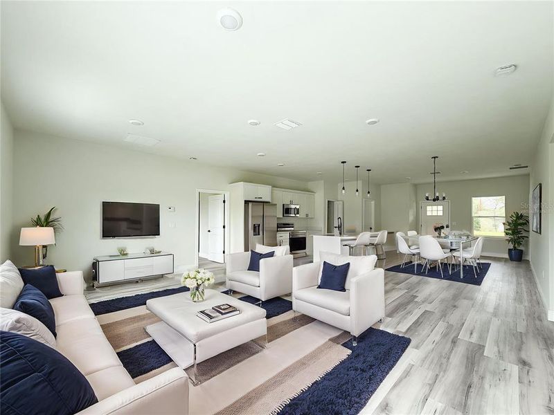 Furnished interior view inside a new home in , Ocala (Image 7).