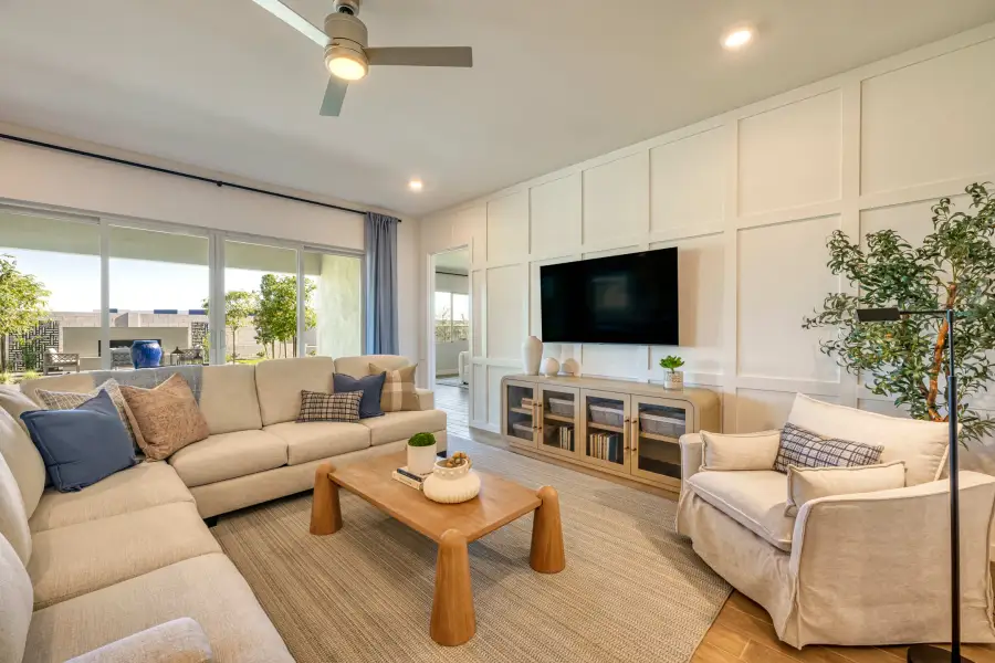 Furnished interior view inside a new home in Abel Ranch, Goodyear (Image 9). Furnished interior view inside a new home in Abel Ranch, Goodyear (Image 9).