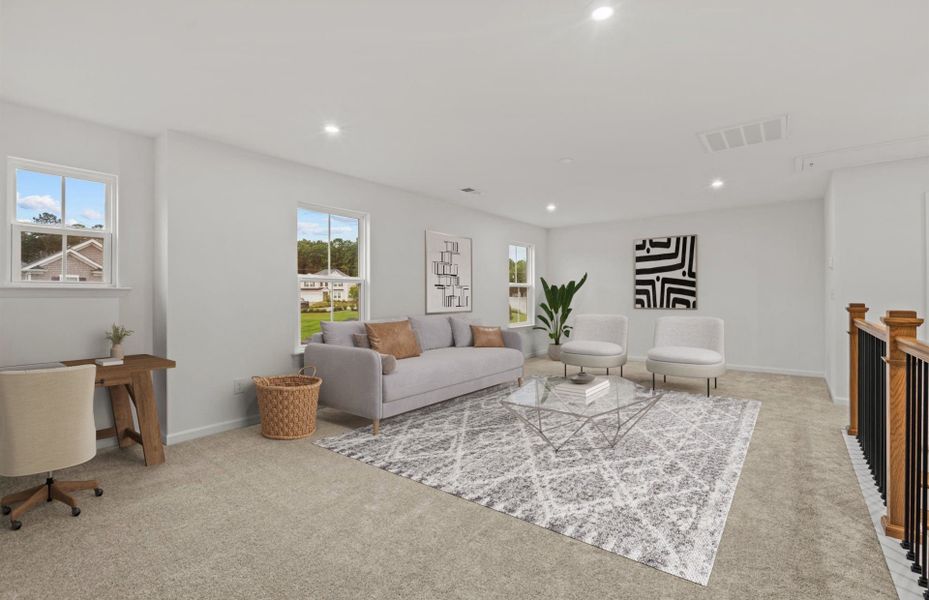 Furnished interior view inside a new home in Briarwood Reserve, Spartanburg (Image 9).
