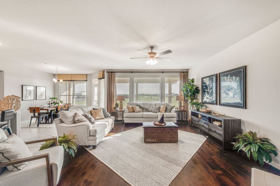 Furnished interior view inside a new home in Oak Valley, Terrell (Image 38).