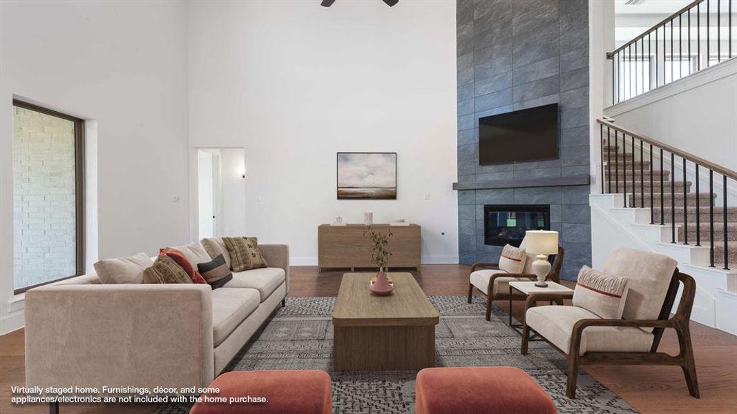 Furnished interior view inside a new home in Mosaic 50', Celina (Image 10).