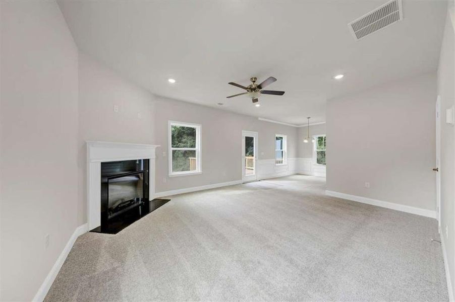 Spacious, unfurnished interior of a new home in Scarlett Place, Bowdon (Image 25).