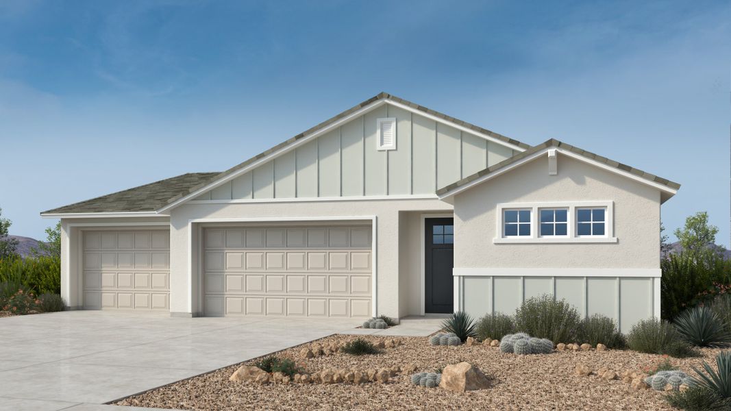 Front exterior of a home in the Combs Ranch Journey Collection community, located in San Tan Valley, AZ (Image 15). Front exterior of a home in the Combs Ranch Journey Collection community, located in San Tan Valley, AZ (Image 15).
