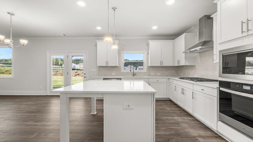 Furnished interior view inside a new home in Hamptons at Riverwood East, Dallas (Image 37).