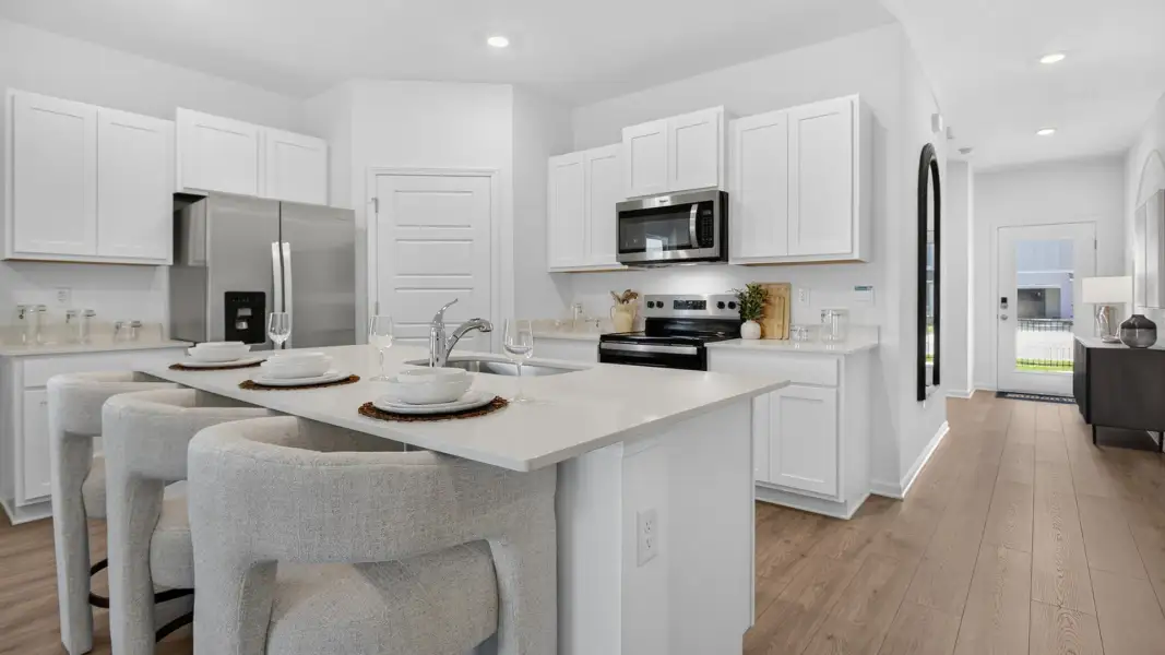 Furnished interior view inside a new home in Copes Landing, Jacksonville (Image 6).