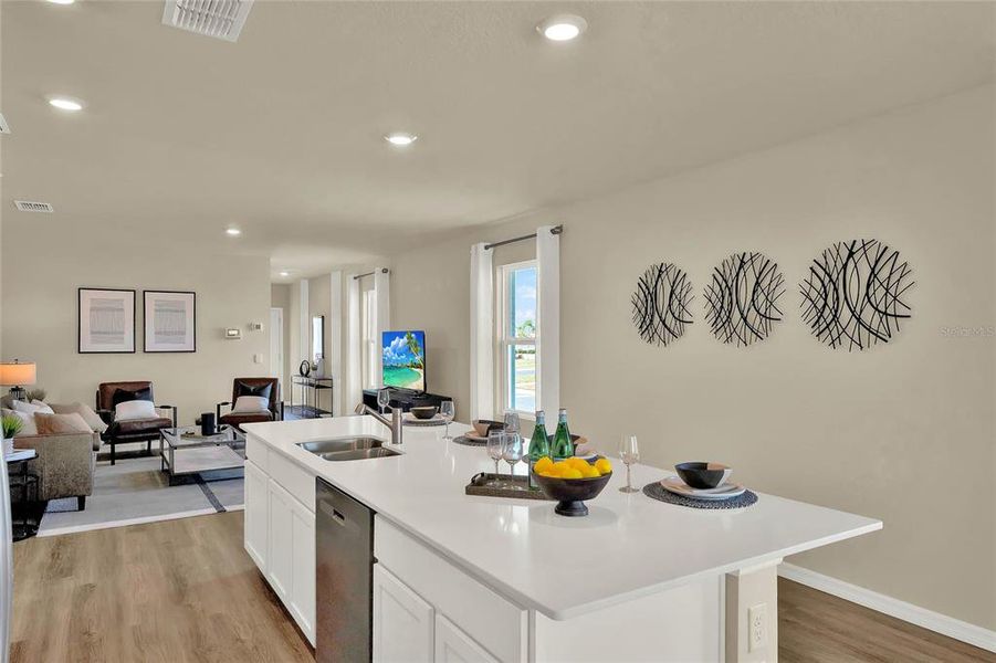 Furnished interior view inside a new home in Crossroads at Kelly Park, Apopka (Image 14).