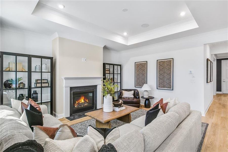 Furnished interior view inside a new home in Sun City Peachtree, Griffin (Image 8).