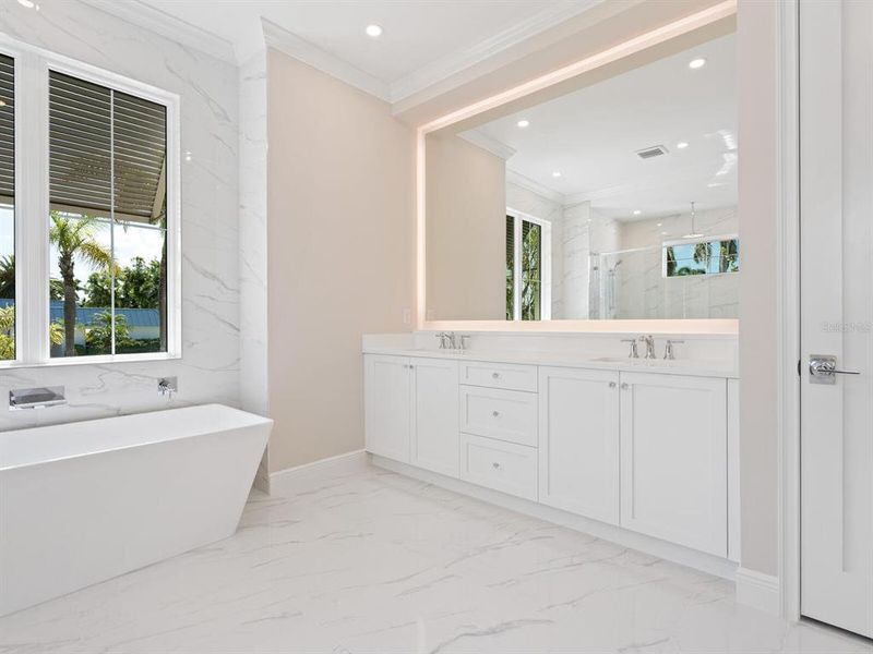 Furnished interior view inside a new home in , Sarasota (Image 48).