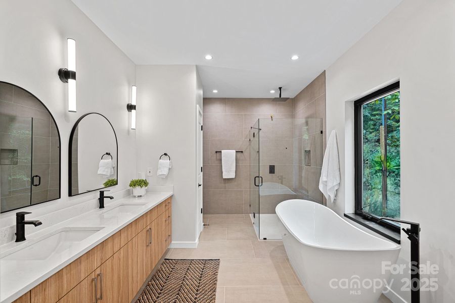 Furnished interior view inside a new home in , Charlotte (Image 9).