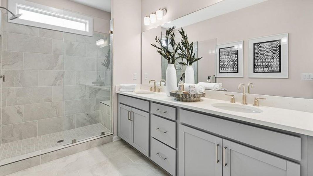 Furnished interior view inside a new home in Stratford Hills, Ball Ground (Image 9). Furnished interior view inside a new home in Stratford Hills, Ball Ground (Image 9).