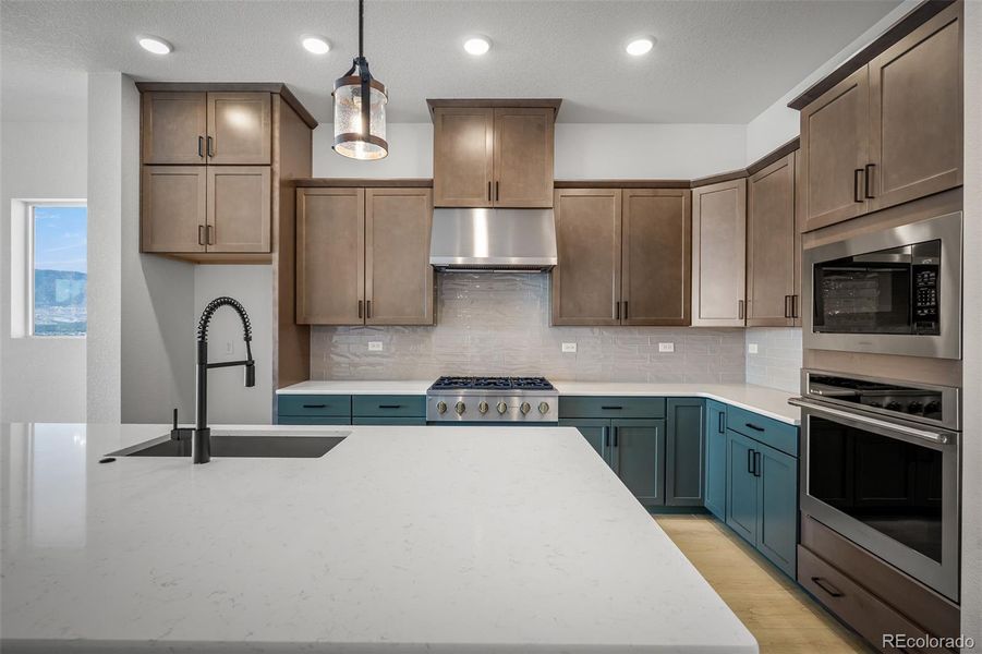 Furnished interior view inside a new home in Cloverleaf – Mountainview Collection, Monument (Image 8).