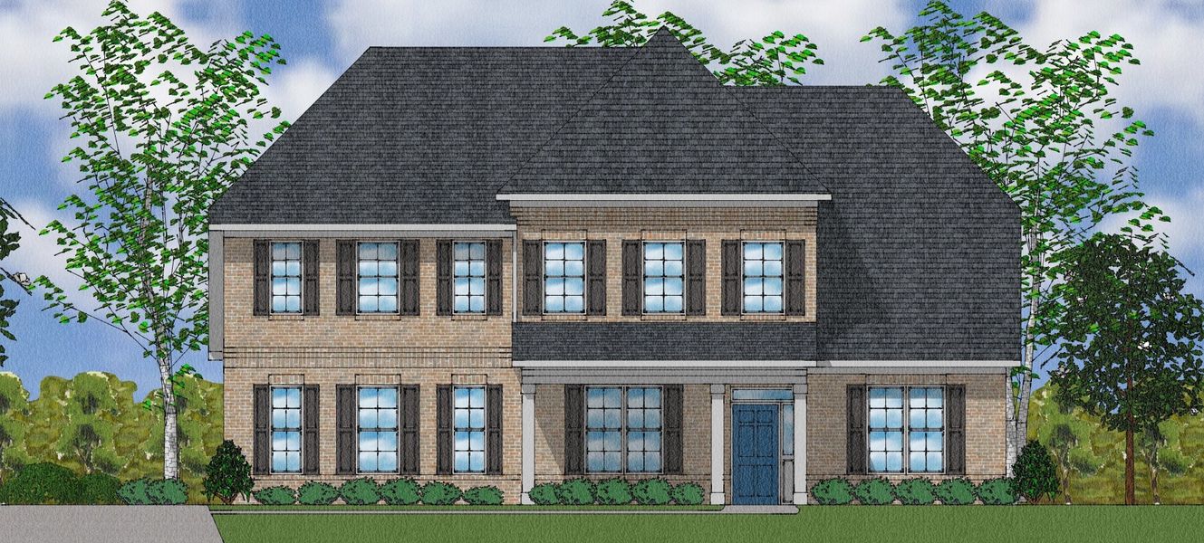 Representative exterior photo of a completed home built from the Livingston - Elite Collection by Mungo Homes in Walnut Grove, Easley, SC (Image 17).