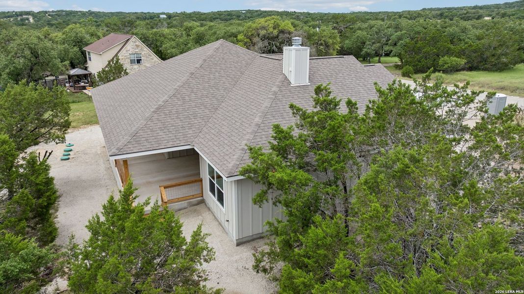 Exterior details and patio area of a home in , Canyon Lake (Image 21).