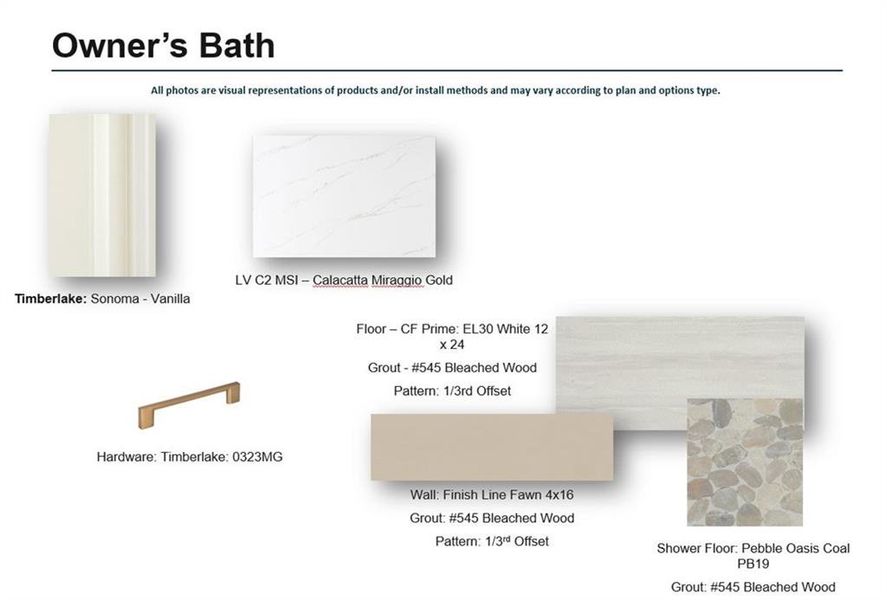Sample of building materials used in homes in Waterside Townhomes, Peachtree Corners (Image 36).