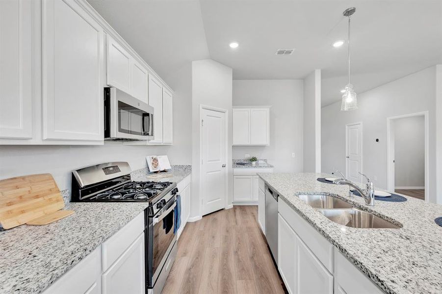 Furnished interior view inside a new home in Verandah, Royse City (Image 6). Furnished interior view inside a new home in Verandah, Royse City (Image 6).