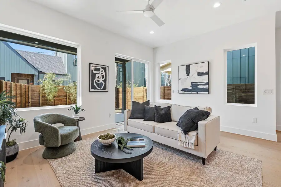 Furnished interior view inside a new home in , Austin (Image 9).