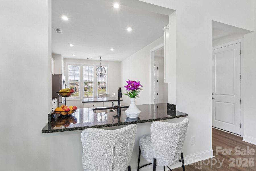 Furnished interior view inside a new home in , Charlotte (Image 18).