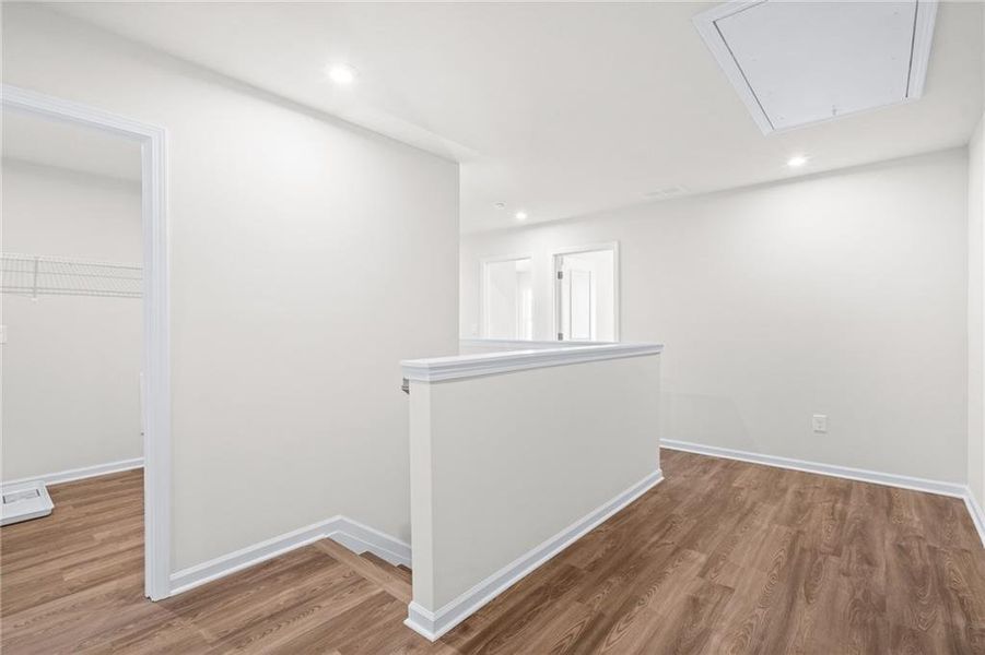 Spacious, unfurnished interior of a new home in The Village at Shallowford, Kennesaw (Image 25).