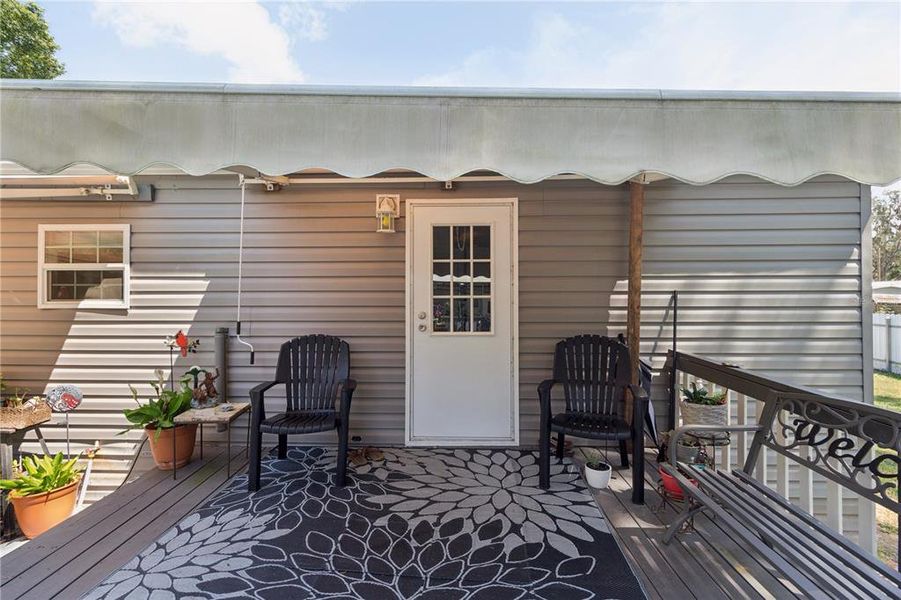 Exterior details and patio area of a home in , Spring Hill (Image 28).