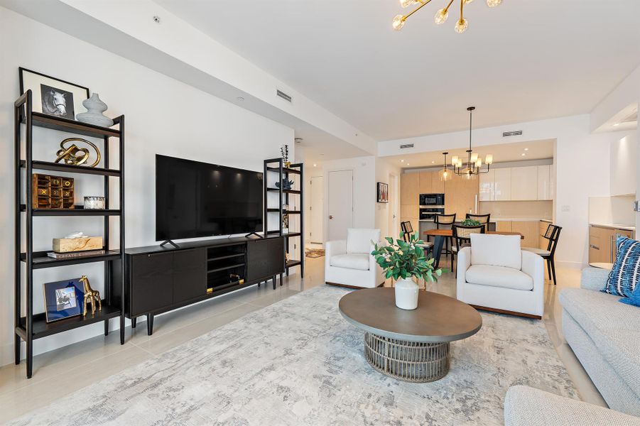 Furnished interior view inside a new home in , West Palm Beach (Image 15). Furnished interior view inside a new home in , West Palm Beach (Image 15).