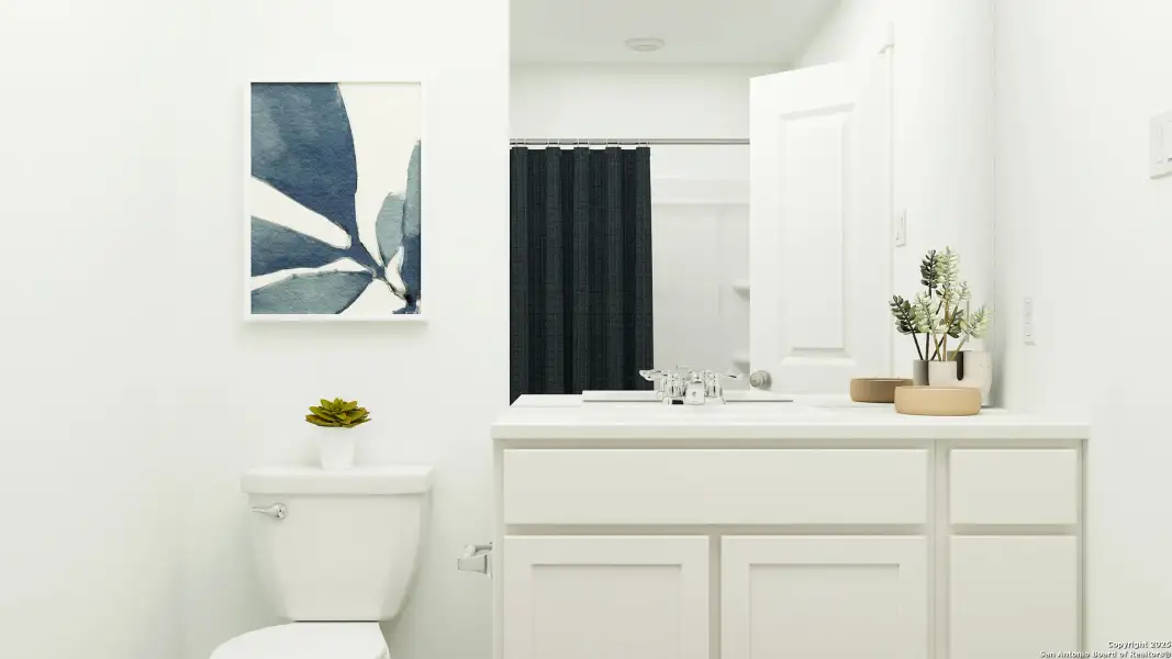 Furnished interior view inside a new home in Somerset Meadows, San Antonio (Image 25).