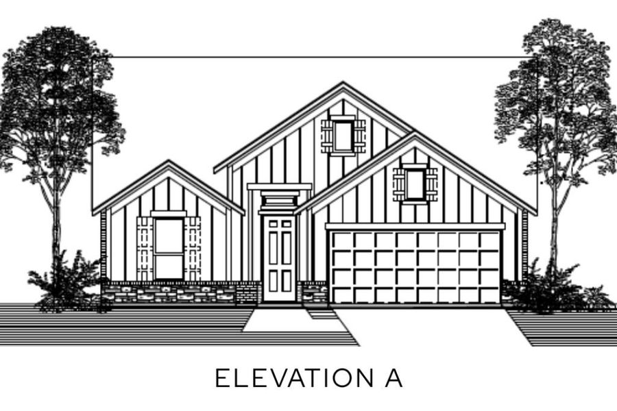 Representative rendering of the exterior for the The Albany by Lillian Custom Homes (Image 5).