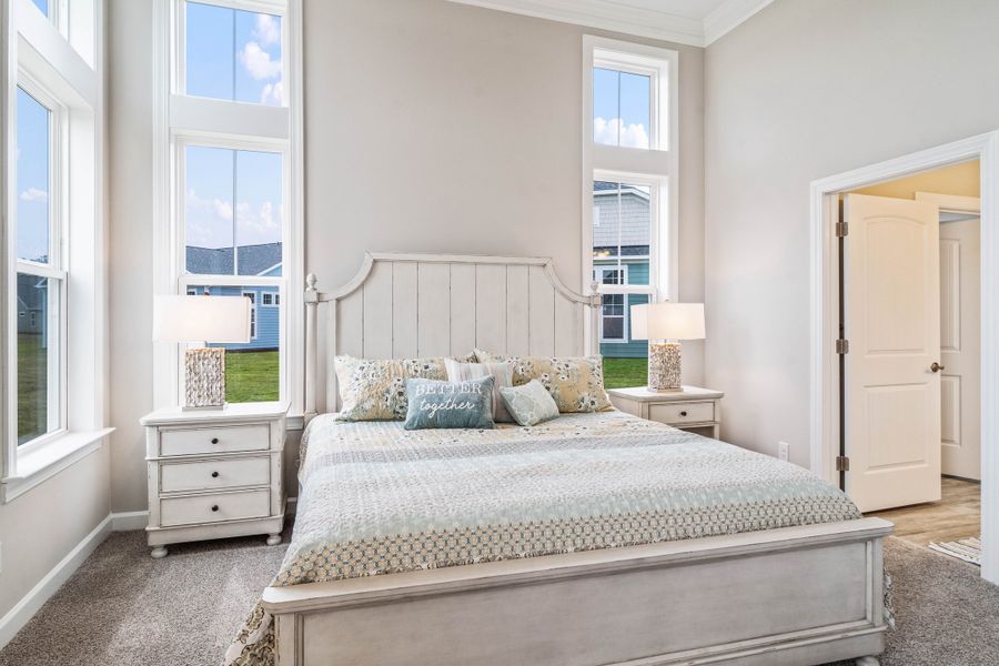 Representative furnished interior of a home built from the The Goldenrod by Chesapeake Homes in Bridgewater - Waterside Village, Little River (Image 14).