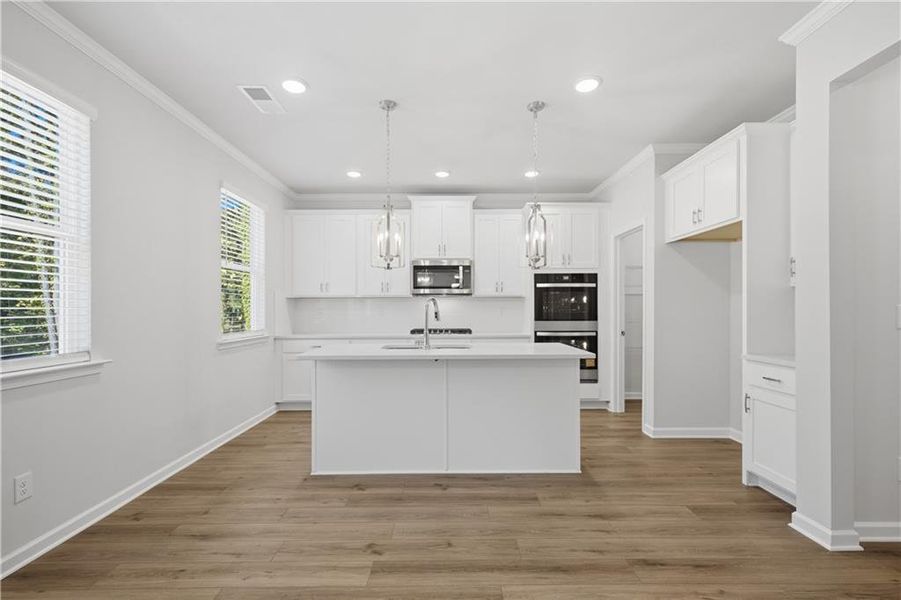 Furnished interior view inside a new home in , Lawrenceville (Image 7).