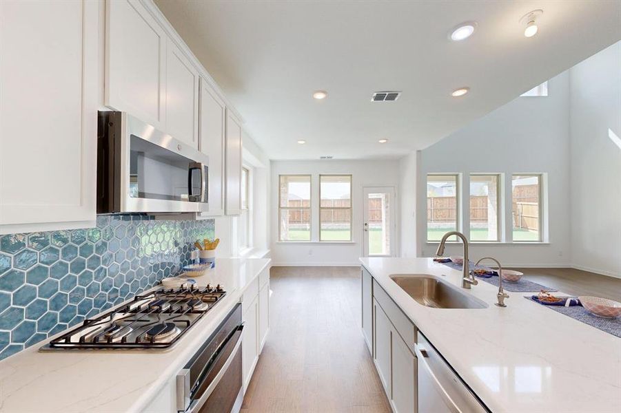Furnished interior view inside a new home in Aster Park, McKinney (Image 10).