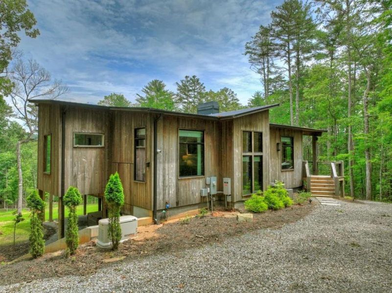 Front exterior of a new home in , Blue Ridge, GA, highlighting curb appeal (Image 22).