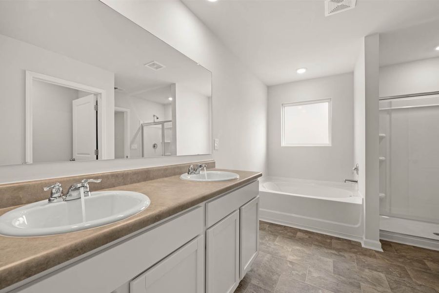 Representative furnished interior of a home built from the Elston by D.R. Horton in Captain's Corner, Grovetown (Image 14).