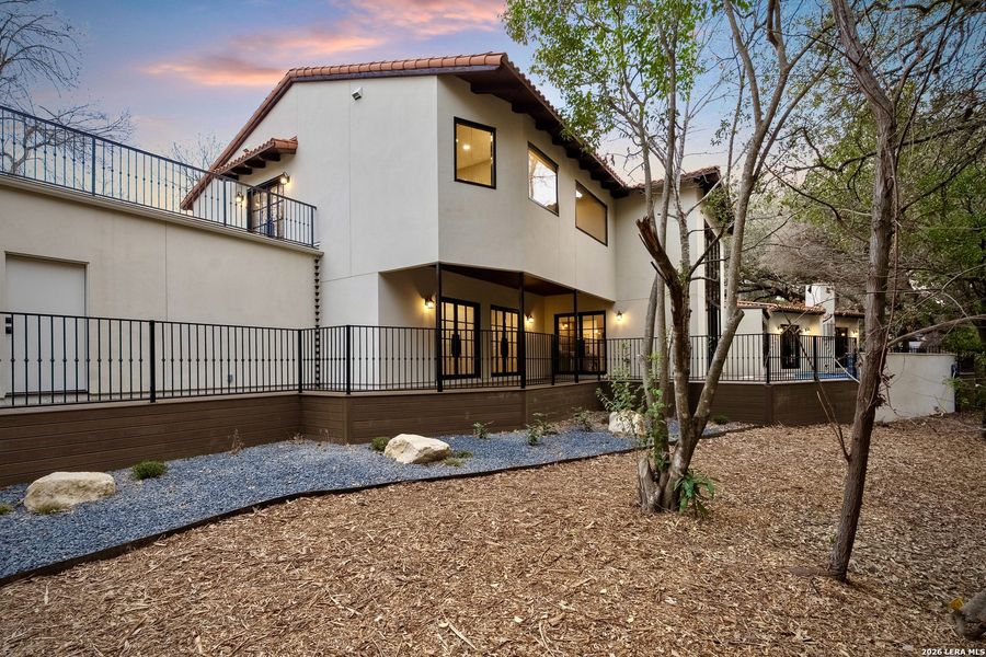 Exterior details and patio area of a home in , San Antonio (Image 23).