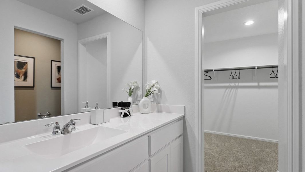 Furnished interior view inside a new home in Monarch at the Meadows, Ponder (Image 26).