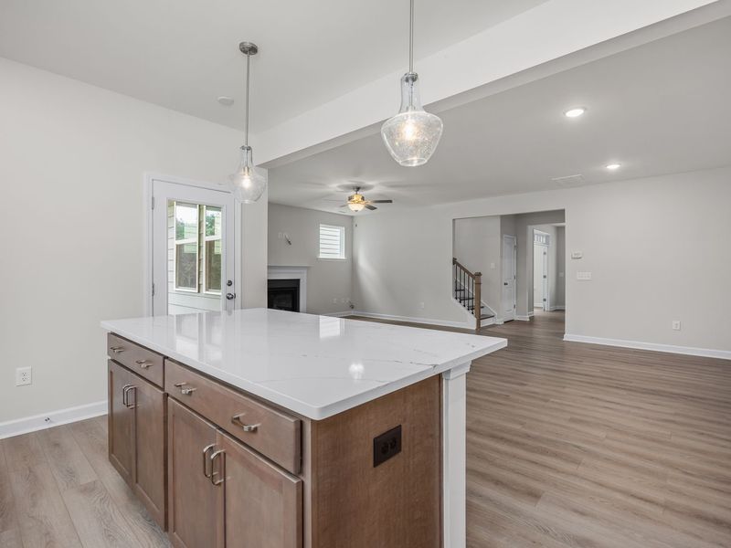 Representative furnished interior of a home built from the The Aspen by Davidson Homes LLC in Wendell Ridge, Wendell (Image 9).