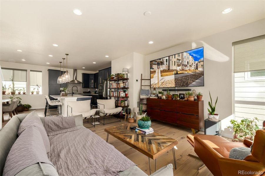 Furnished interior view inside a new home in Haskins Station, Arvada (Image 9).